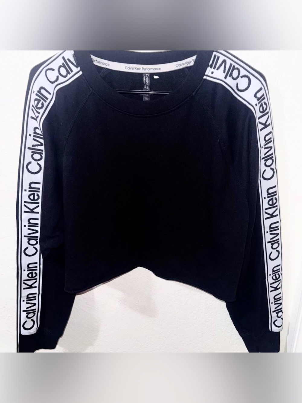 Calvin Klein Black and White Logo Sweatshirt